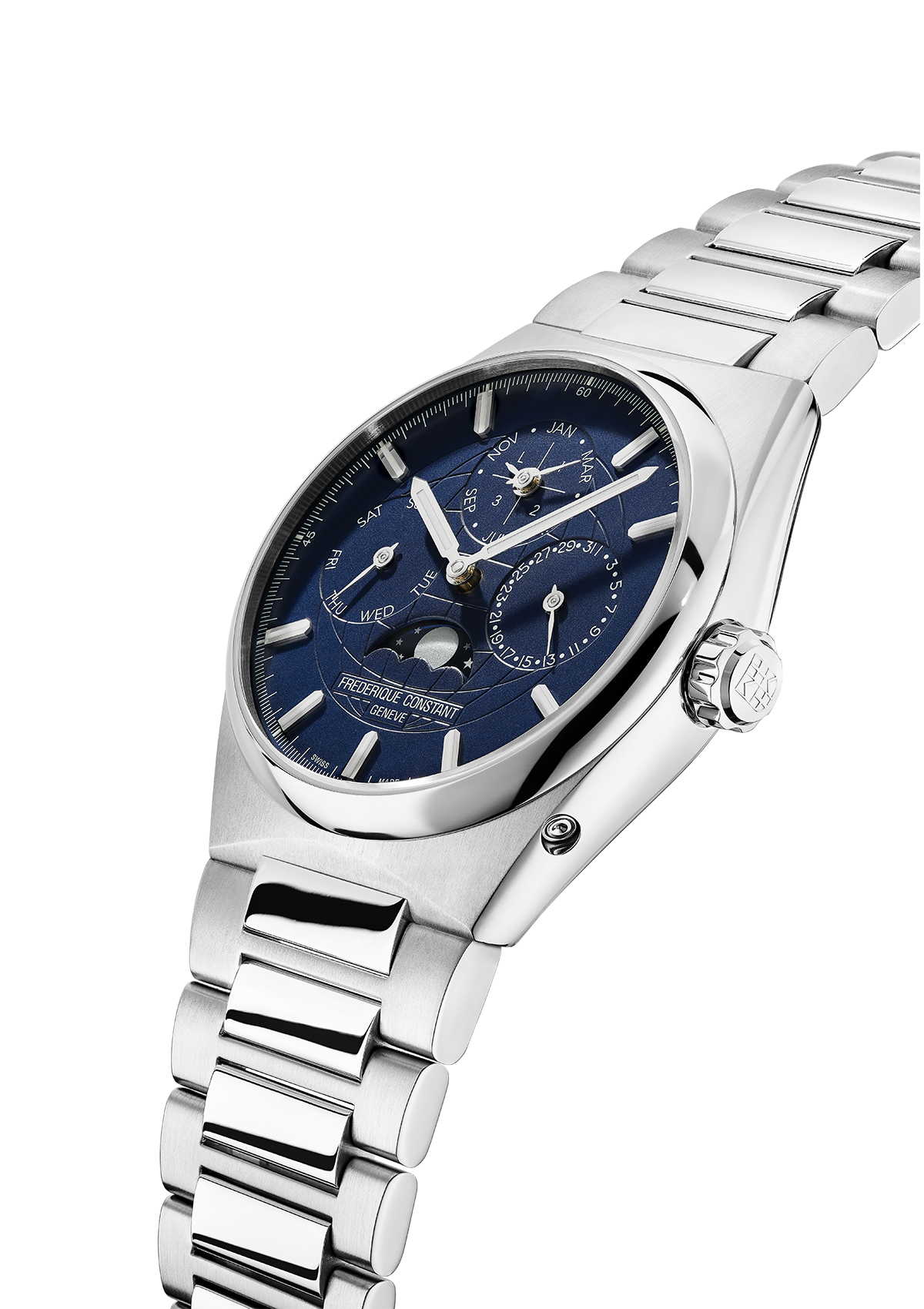 Frederique Constant - Highlife Perpetual Calendar Manufacture Blue & Bracelet FC-775N4NH6B