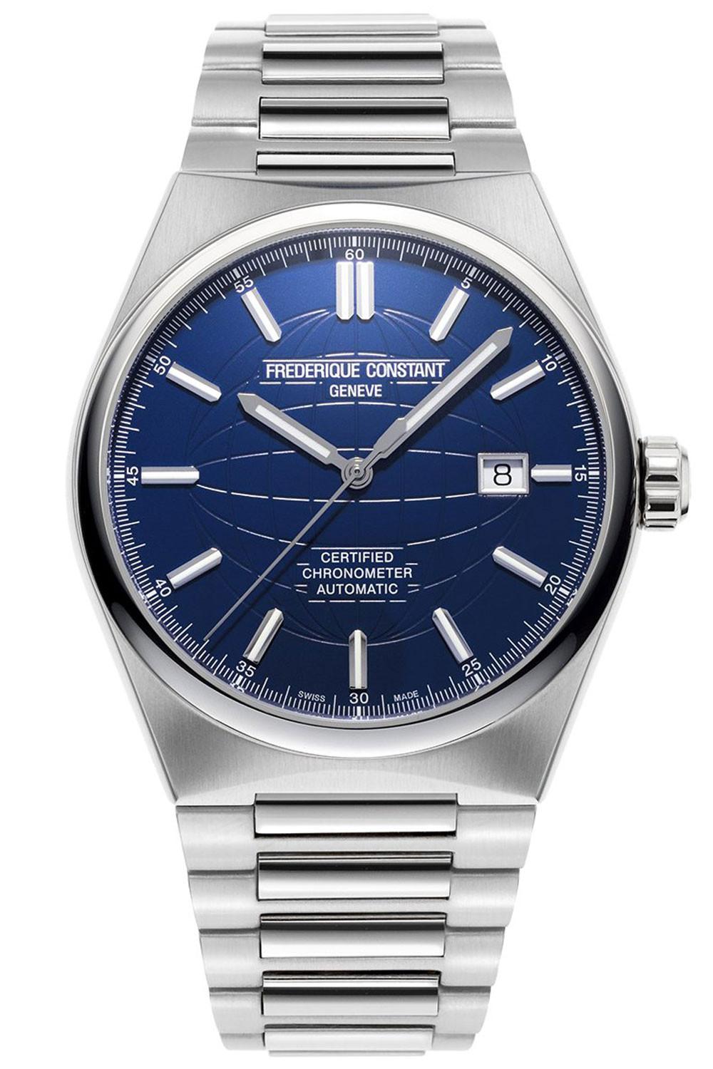 Frederique Constant - Highlife Automatic COSC 41mm Blue & Steel Bracelet FC-303N4NH6B