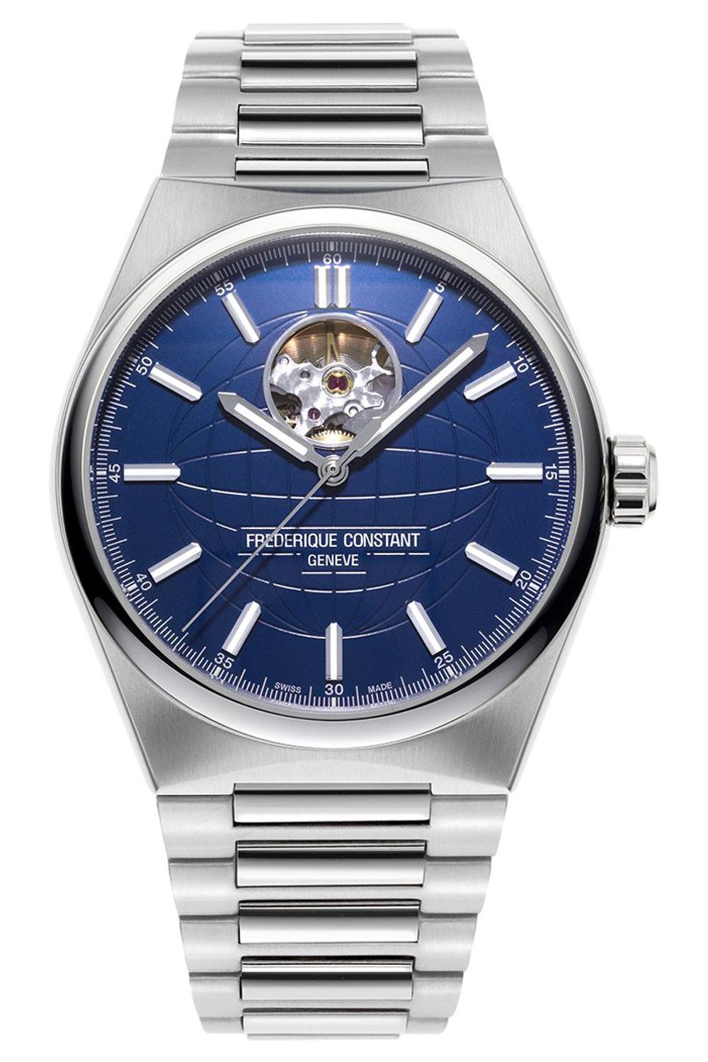 Frederique Constant - Highlife Heart Beat 41mm Blue & Steel Bracelet FC-310N4NH6B