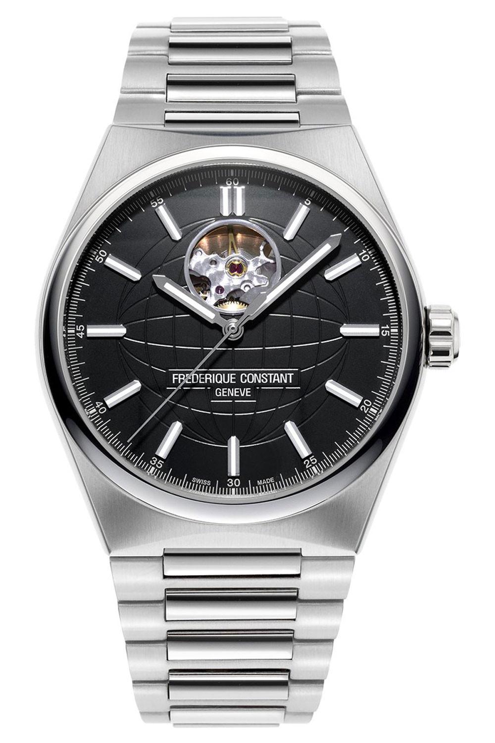 Frederique Constant - Highlife Heart Beat 41mm Black & Steel Bracelet FC-310B4NH6B