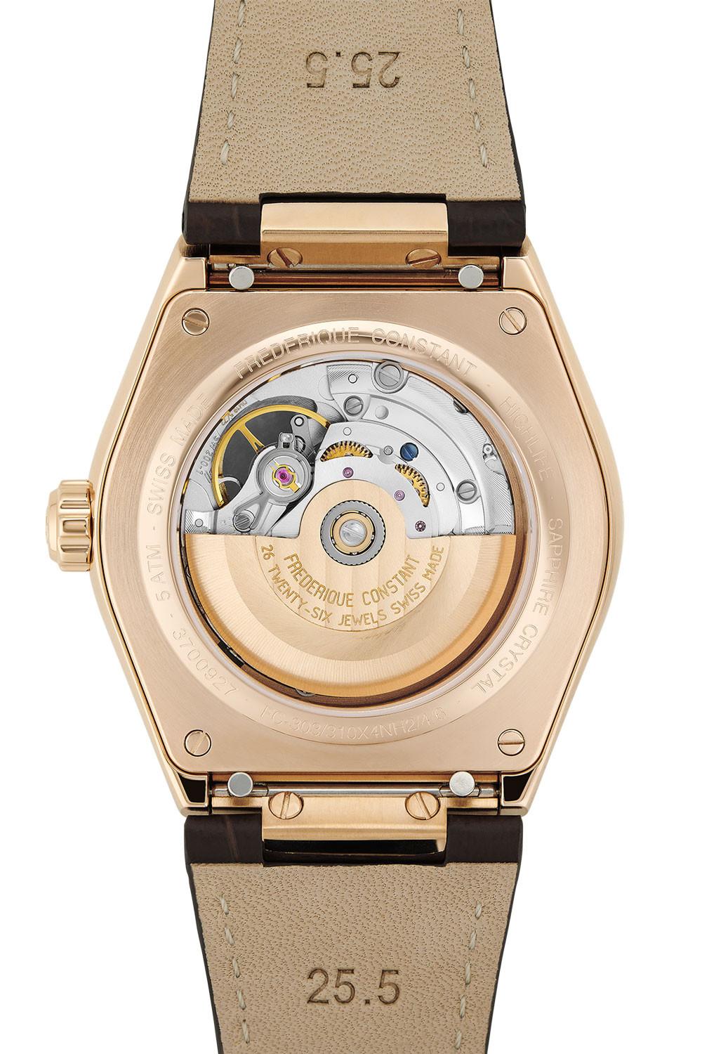 Frederique Constant - Highlife Heart Beat 41mm Rose Gold & Leather Strap FC-310V4NH4