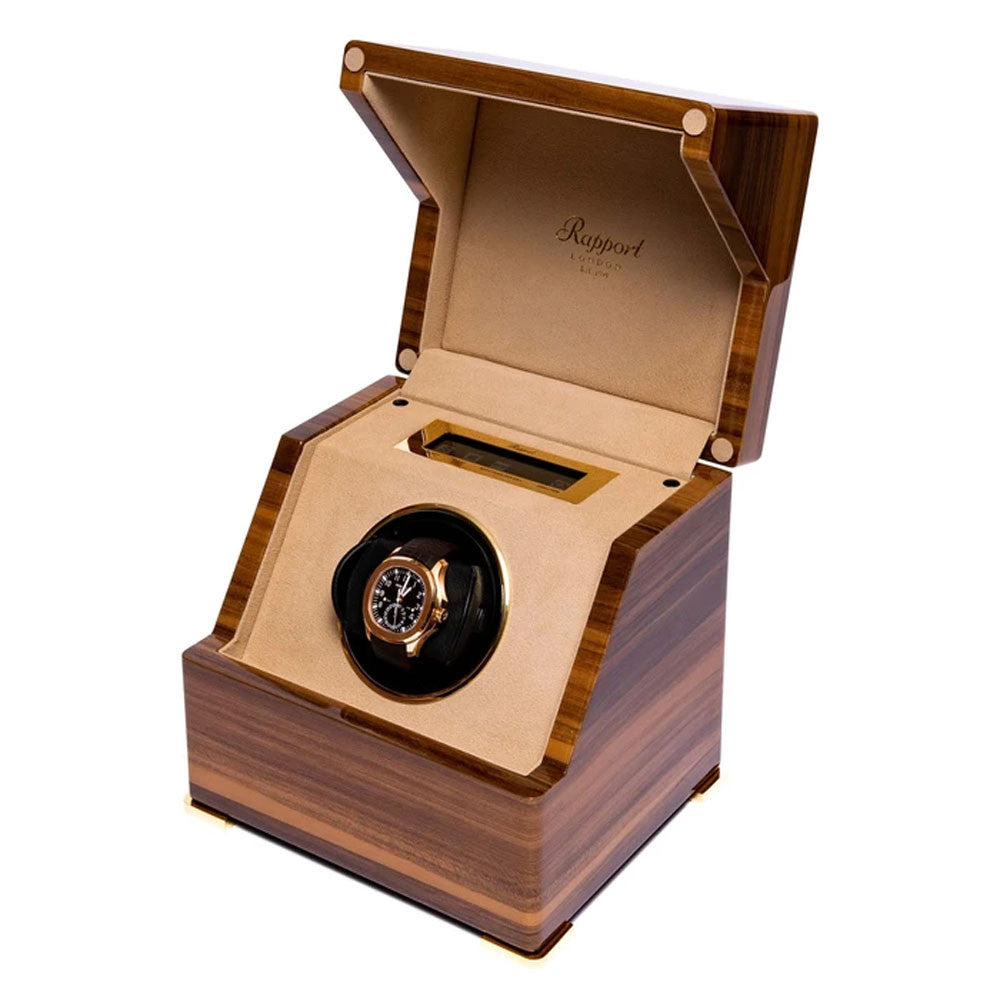Rapport London - Perpetua III Single Watch Winder Walnut W581