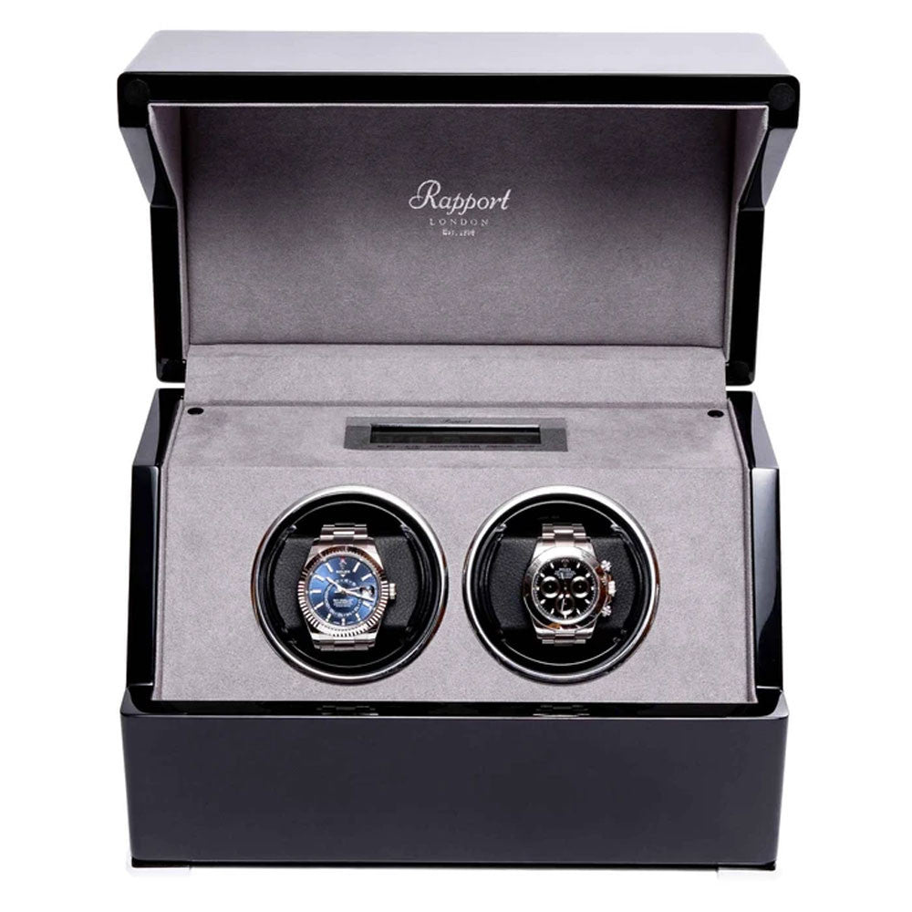 Rapport London - Perpetua III Duo Watch Winder Svart W572