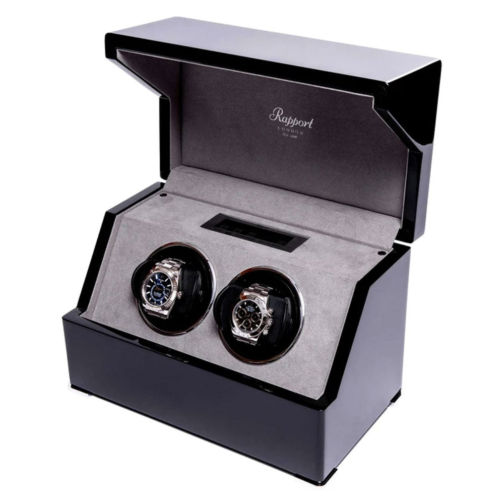 Rapport London - Perpetua III Duo Watch Winder Svart W572