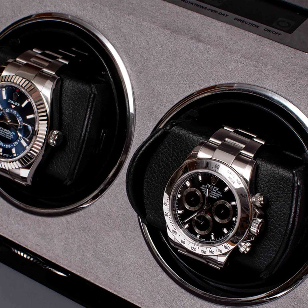 Rapport London - Perpetua III Duo Watch Winder Svart W572