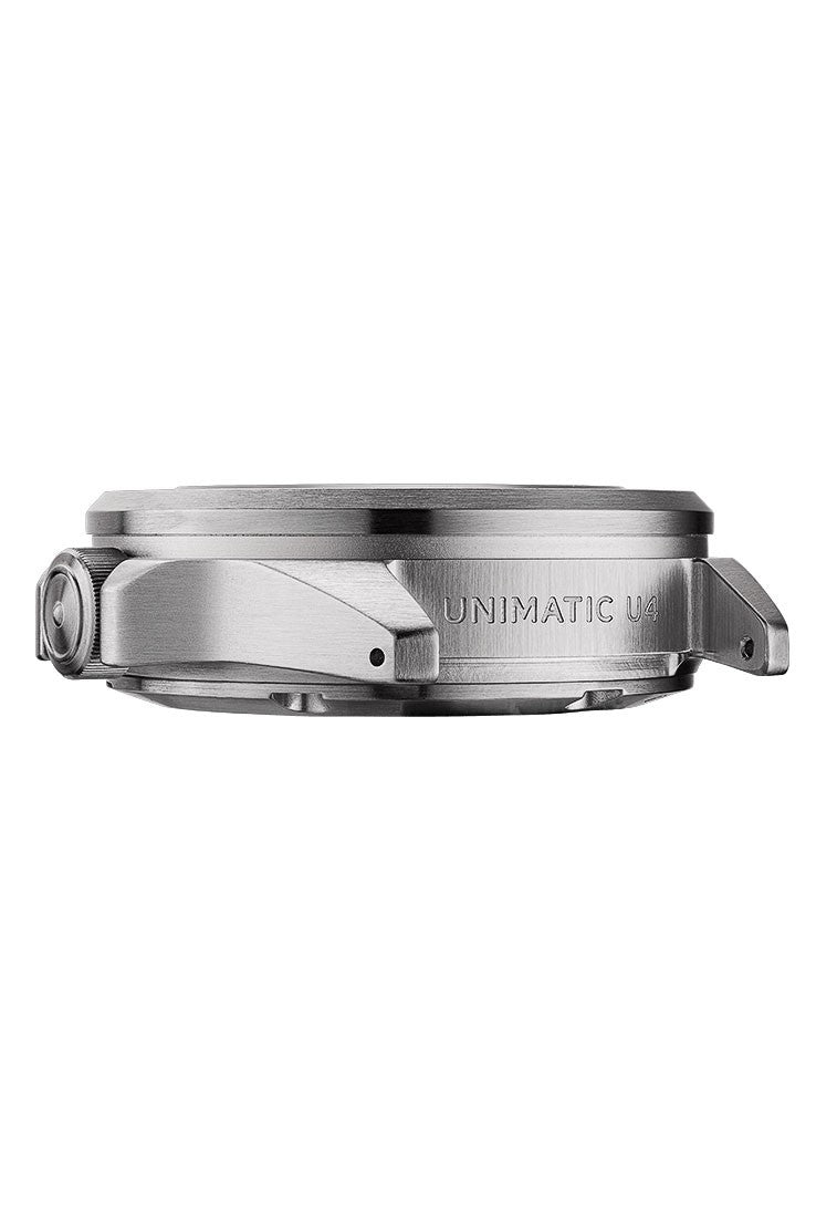 Unimatic Modello Quattro U4 Classic 40 mm svart urtavla och Natoband UC-4