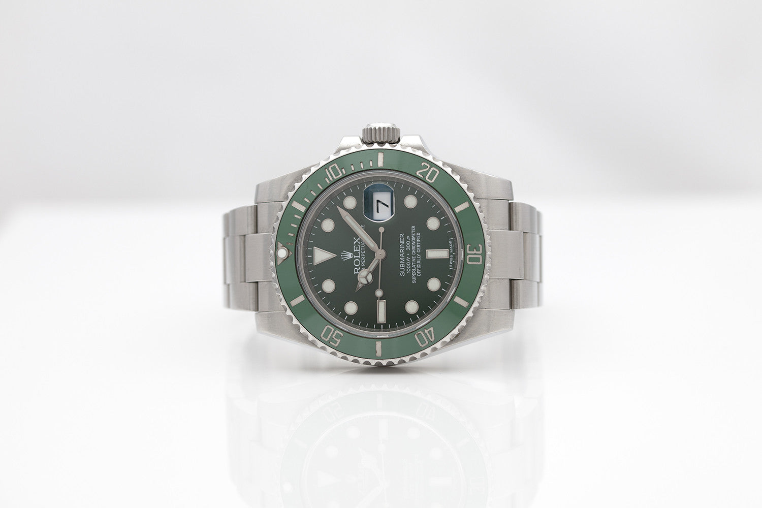 BEGAGNAD Rolex Submariner Date "Hulk" 40mm Grön/Stål 116610LV