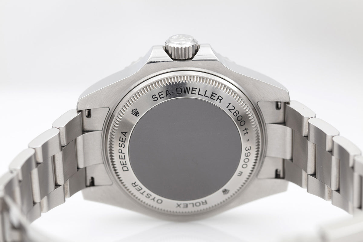 BEGAGNAD Rolex Sea-Dweller Deepsea 44mm Svart & Stål 116660