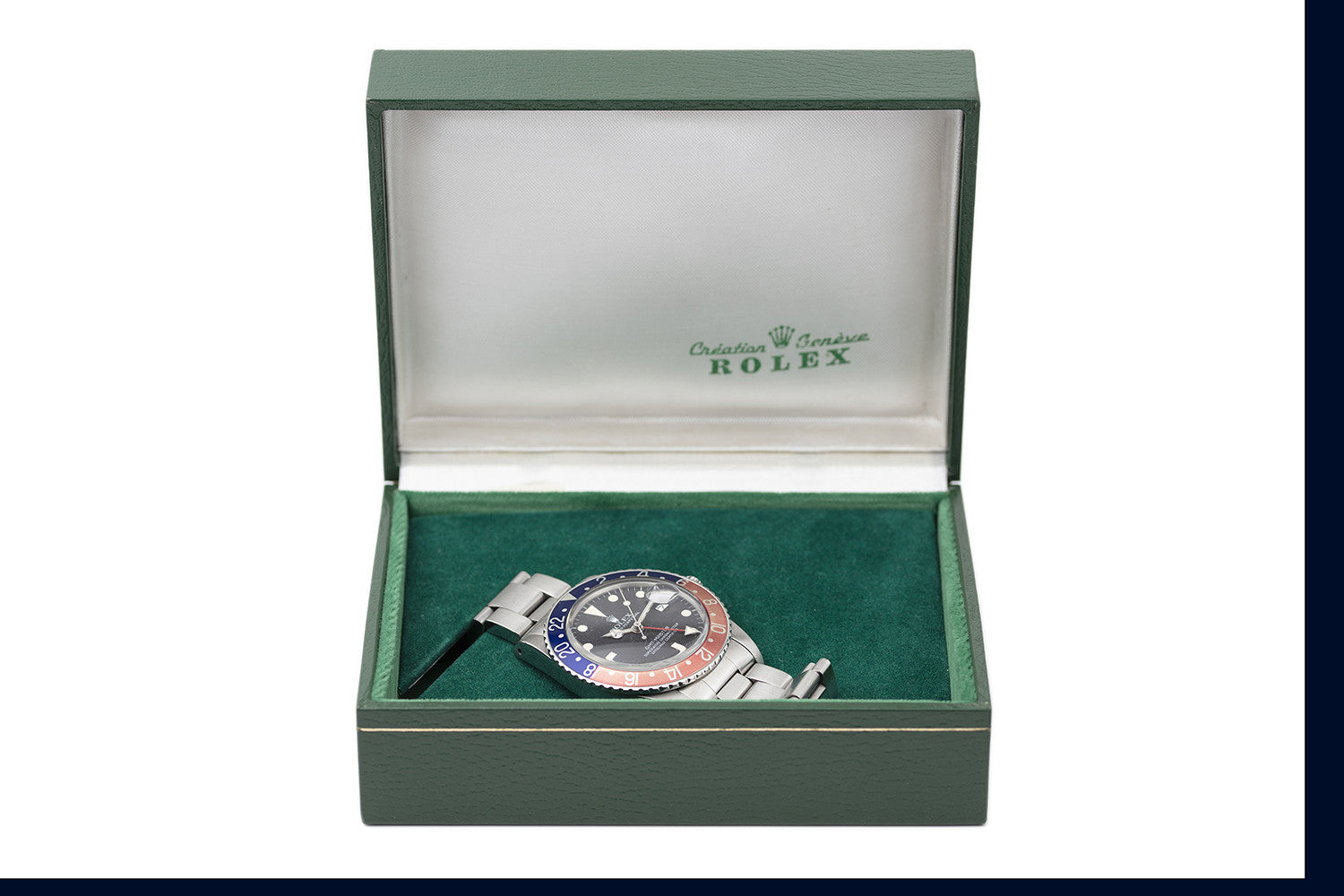 SOLD - PRE-OWNED Rolex GMT-Master "Pepsi" 40mm Black & Steel 16750