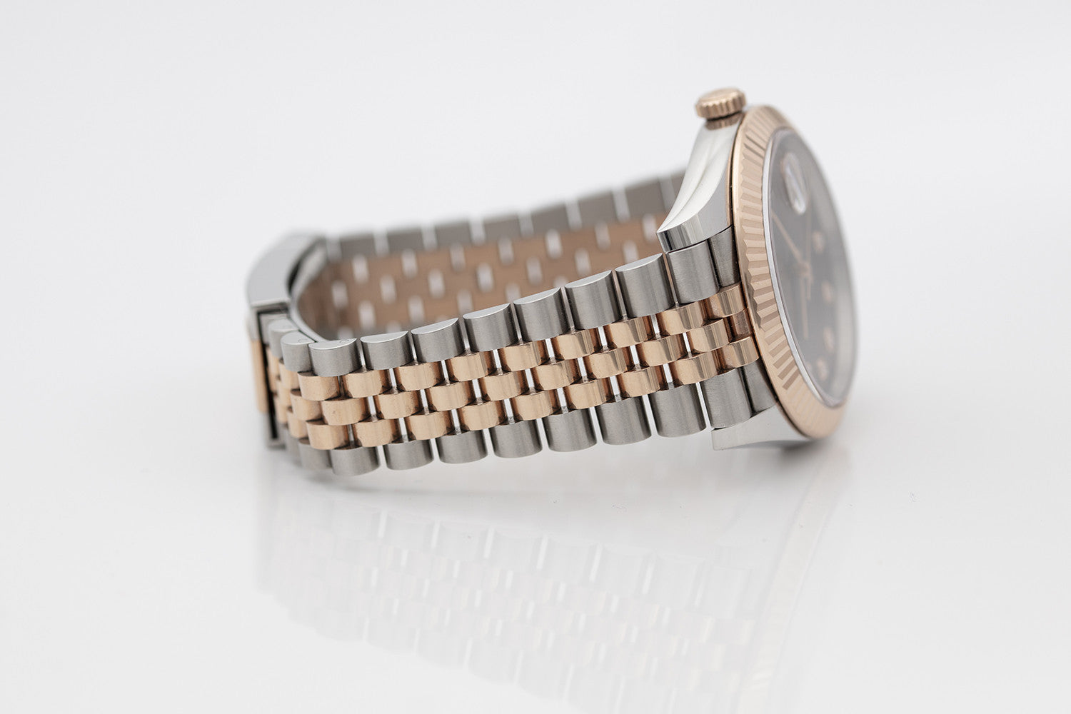 SOLD - PRE-OWNED Rolex Datejust 41mm Brown, Rose Gold & Steel 126331