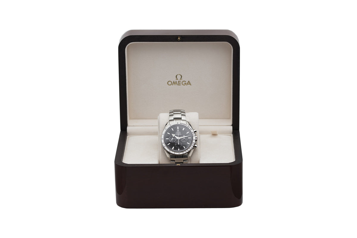 SÅLD - BEGAGNAD Omega Speedmaster Broad Arrow Chronograph 42mm Svart & Stål 3551.50.00