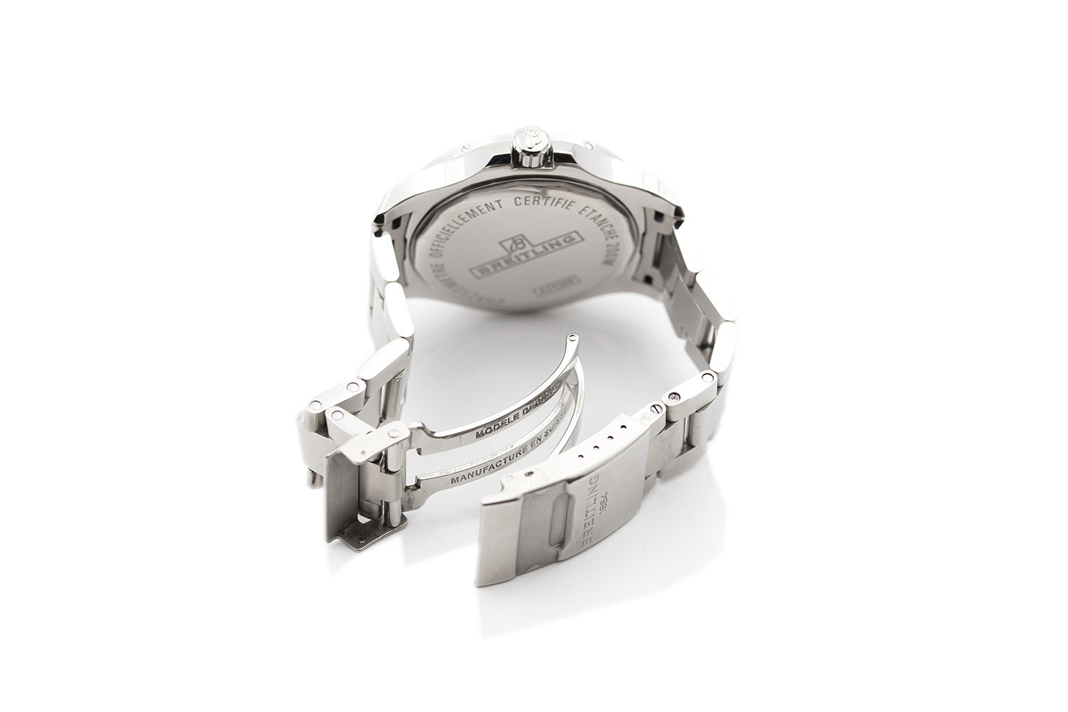 BEGAGNAD Breitling Colt Quartz 44mm Svart & Stål A7438811/BD45-173A