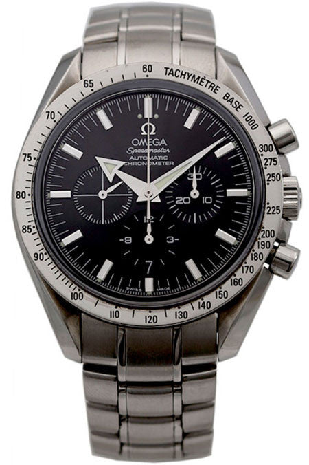 SÅLD - BEGAGNAD Omega Speedmaster Broad Arrow Chronograph 42mm Svart & Stål 3551.50.00