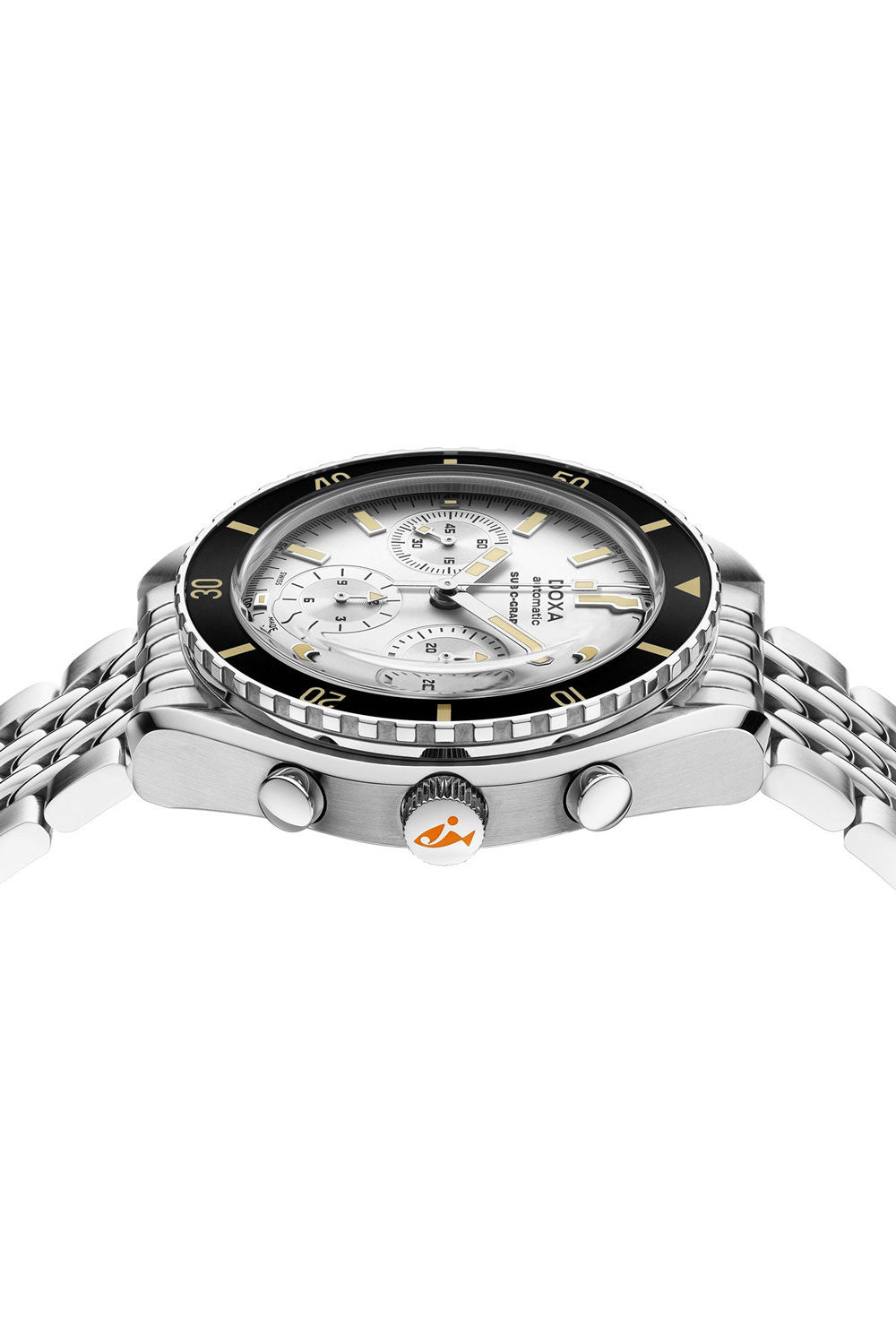 DOXA - Sub 200 C-Graph Searambler Silver & Steel Bracelet 798.10.021.10