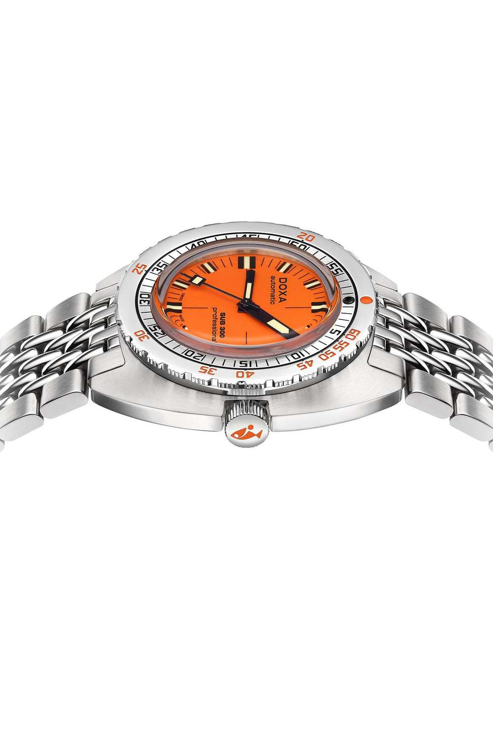 DOXA - Sub 300 Professional Orange & Steel Bracelet 821.10.351.10
