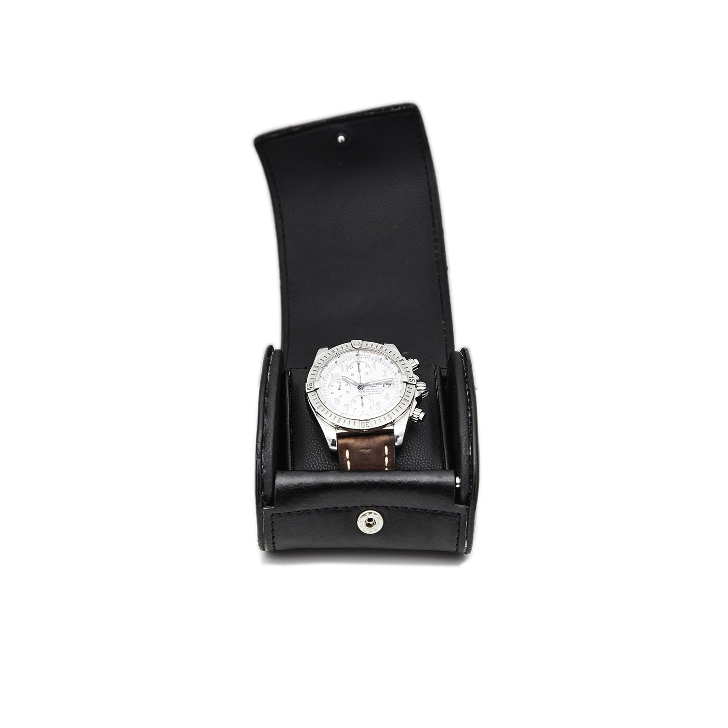 SOLD - PRE-OWNED Breitling Chronomat Evolution White & Leather A13356