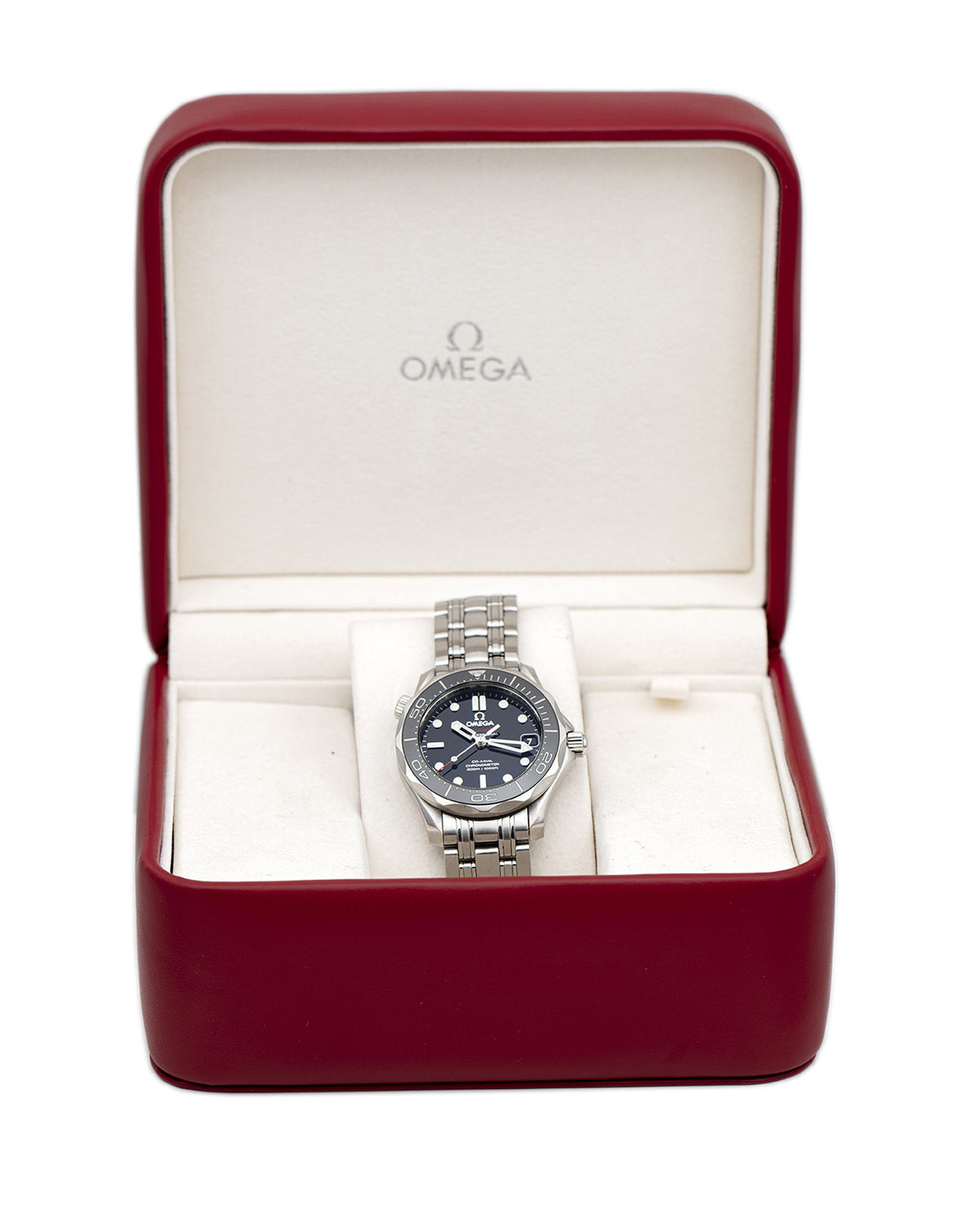 PRE-OWNED Omega Seamaster Diver Automatic 36mm Black & Steel 212.30.36.20.01.002