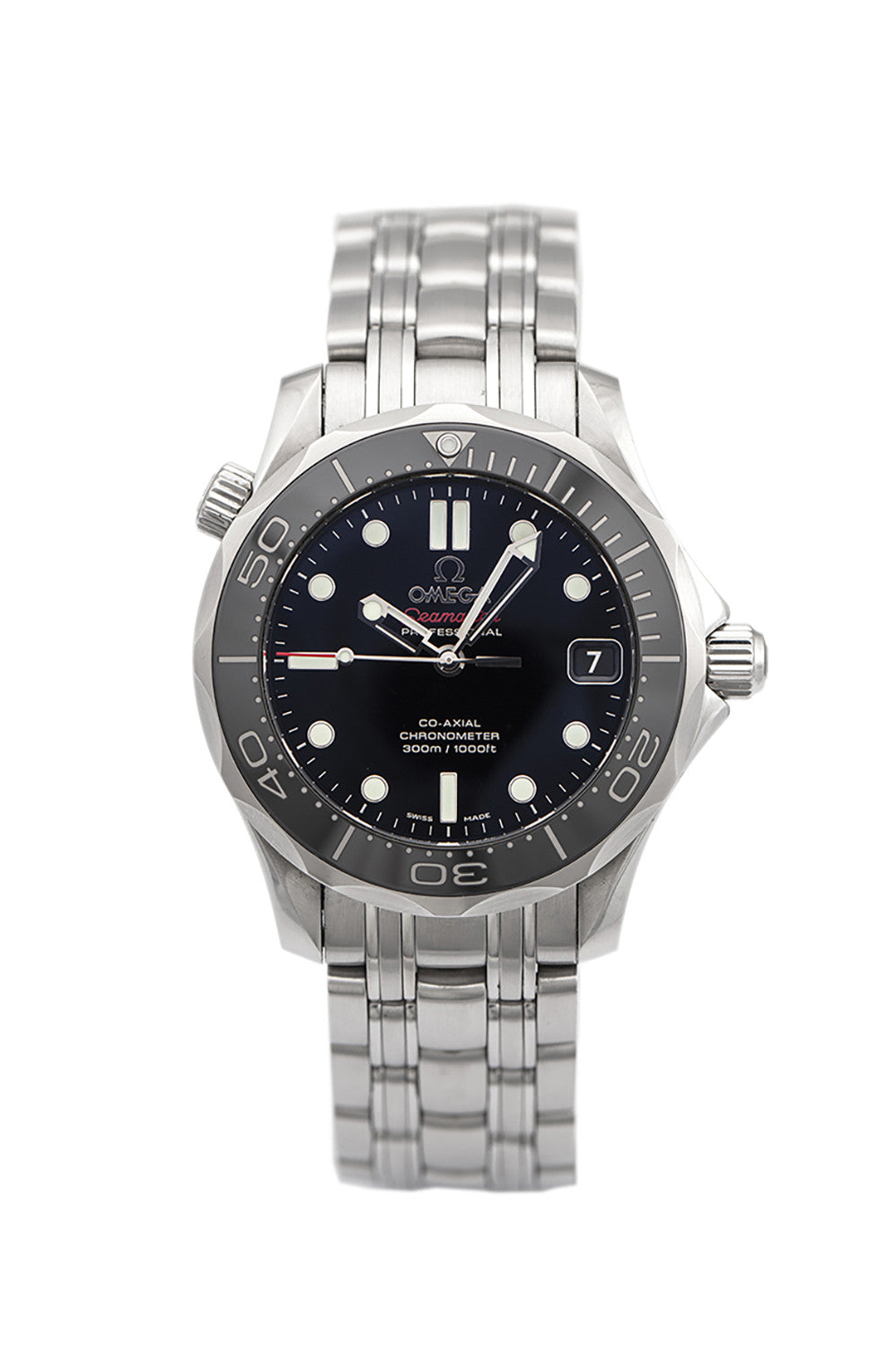 PRE-OWNED Omega Seamaster Diver Automatic 36mm Black & Steel 212.30.36.20.01.002