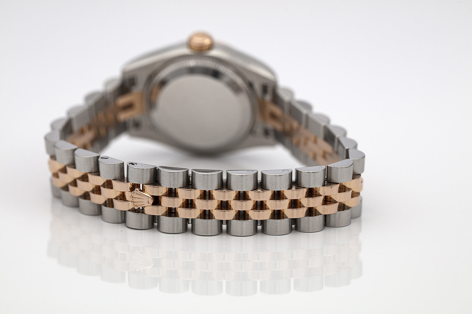 SÅLD - BEGAGNAD Rolex Lady Datejust 26 mm automatisk, roséguld & stål 179171