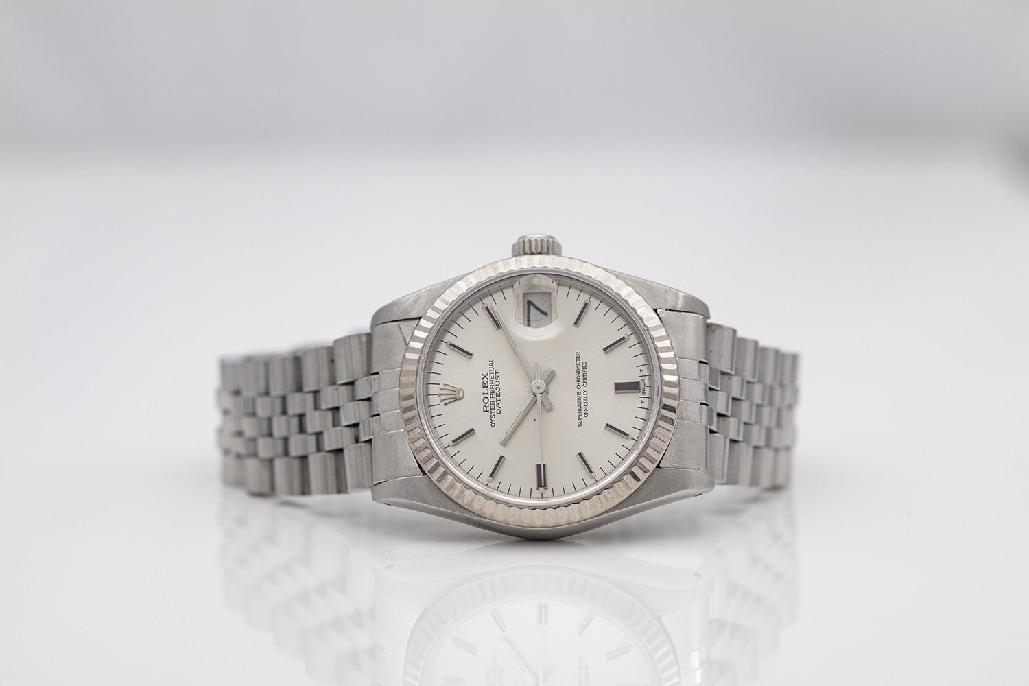 SÅLD - BEGAGNAD Rolex Datejust 31mm Automatisk Silver & Stål 68240