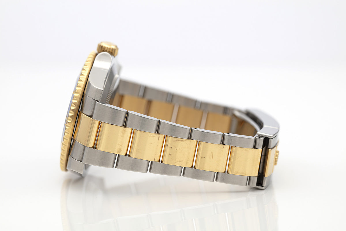 SÅLD - BEGAGNAD Rolex Submariner Date 40mm Blå, Stål & Guld 116613LB