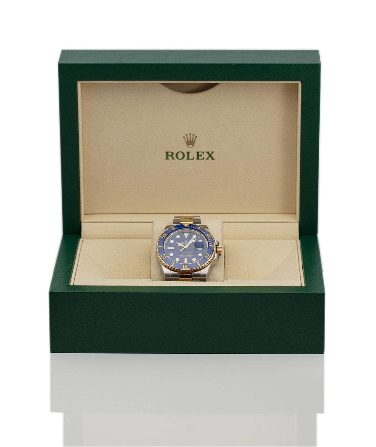 SÅLD - BEGAGNAD Rolex Submariner Date 40mm Blå, Stål & Guld 116613LB