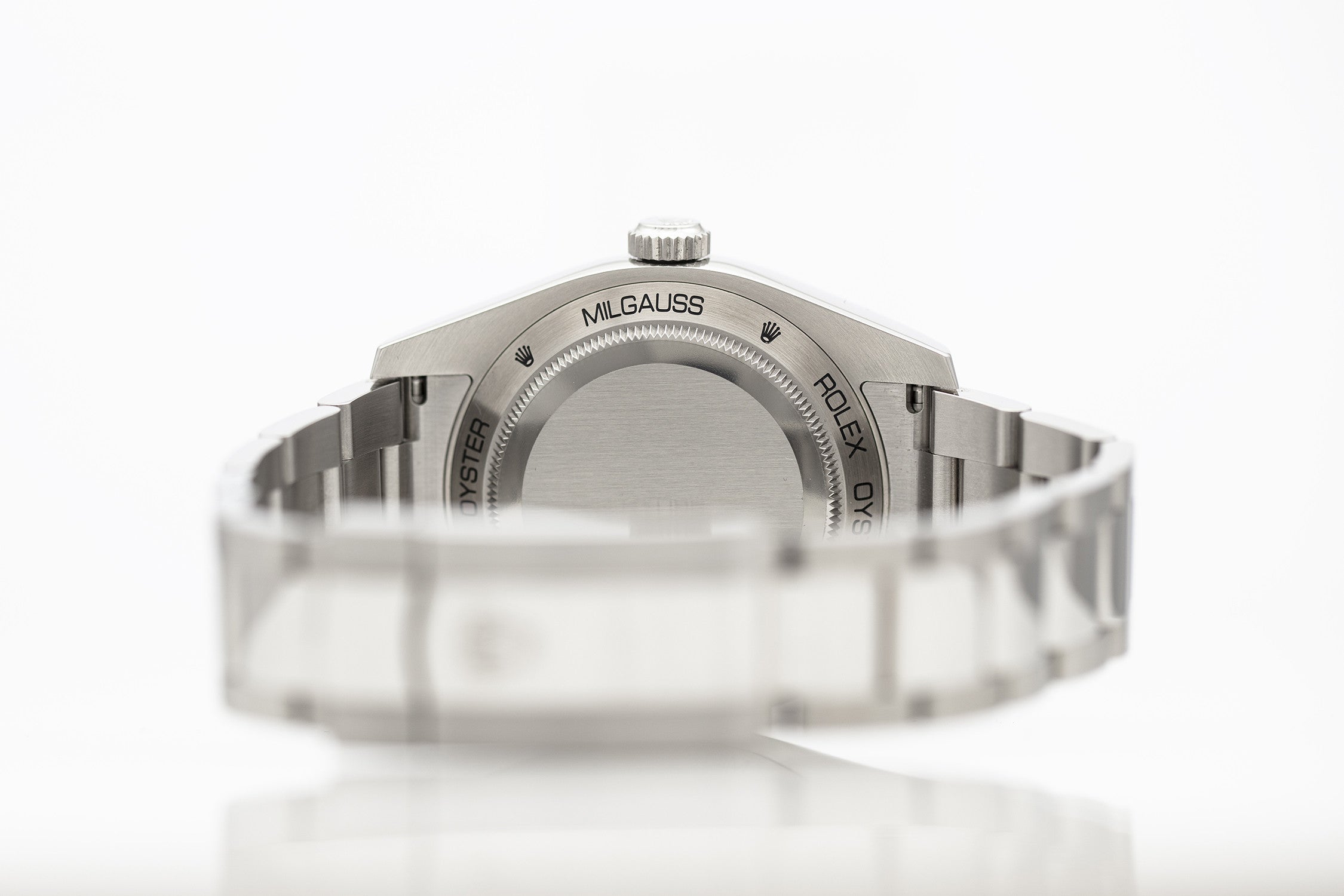 SOLD - PRE-OWNED Rolex Milgauss Green steel 116400GV