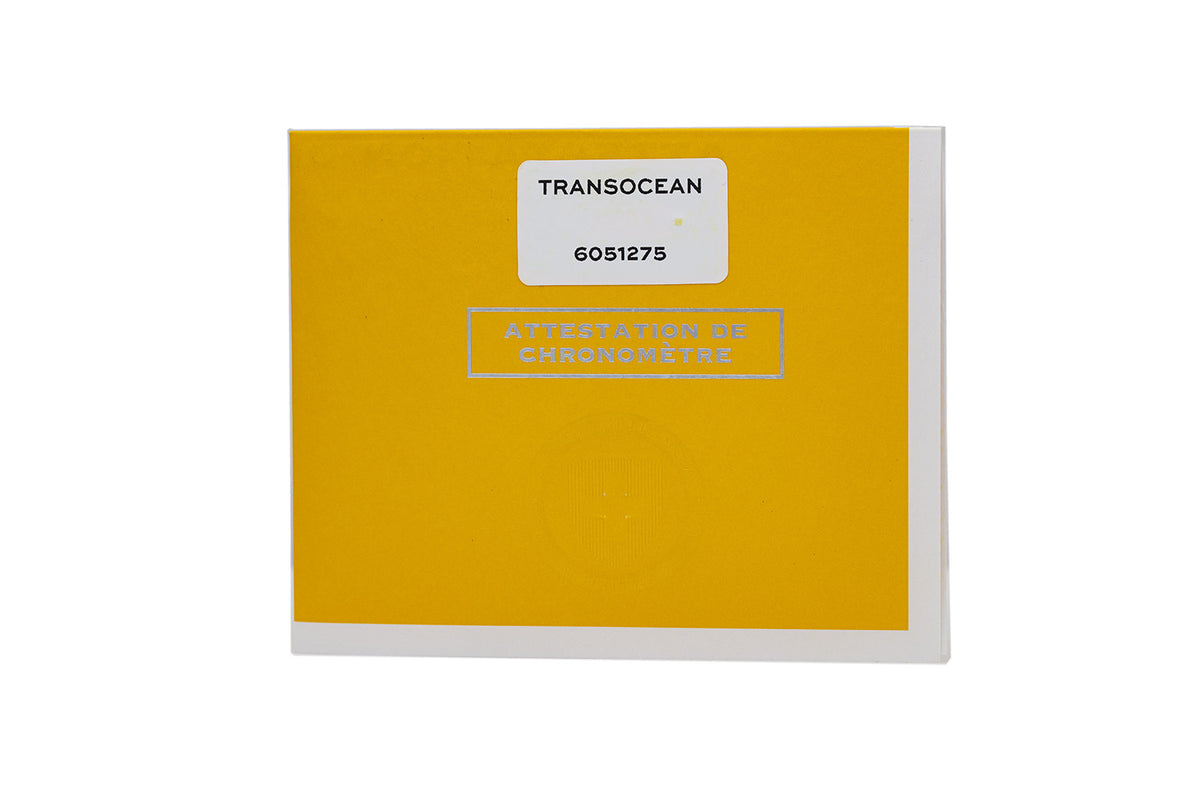 SOLD - PRE-OWNED Breitling Transocean Day-Date Automatic 43mm Silver & Steel A4531012/G751/154A