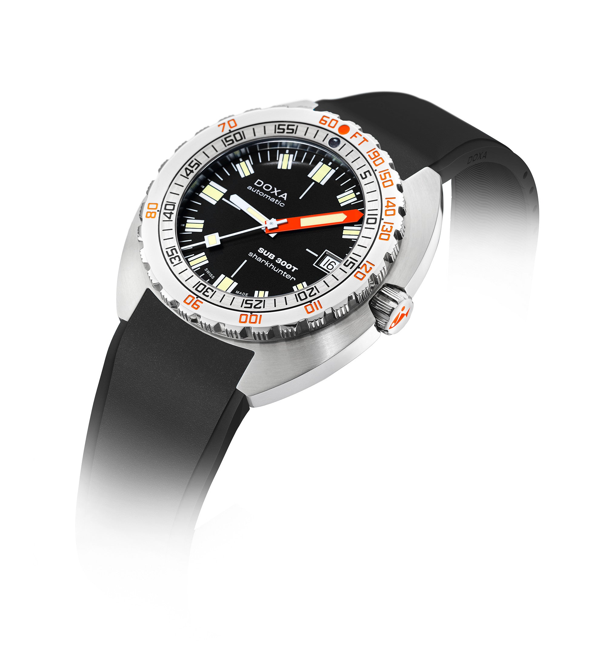 DOXA - SUB 300T Sharkhunter Black & Rubber Strap 840.10.101.20