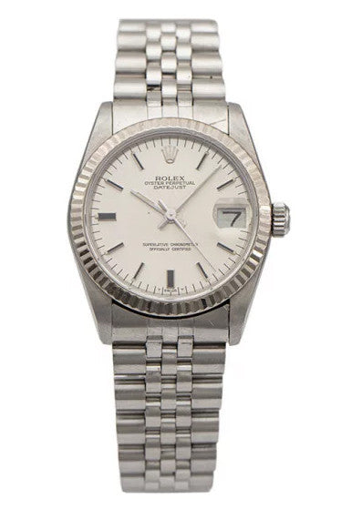 SÅLD - BEGAGNAD Rolex Datejust 31mm Automatisk Silver & Stål 68240