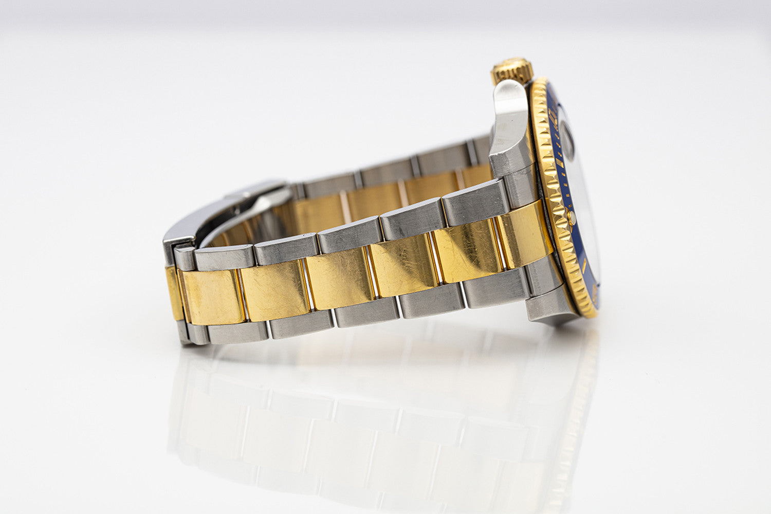 SÅLD - BEGAGNAD Rolex Submariner Date 40mm Blå, Stål & Guld 116613LB