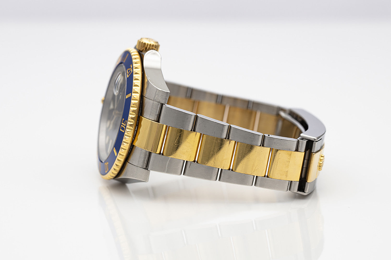 SÅLD - BEGAGNAD Rolex Submariner Date 40mm Blå, Stål & Guld 116613LB