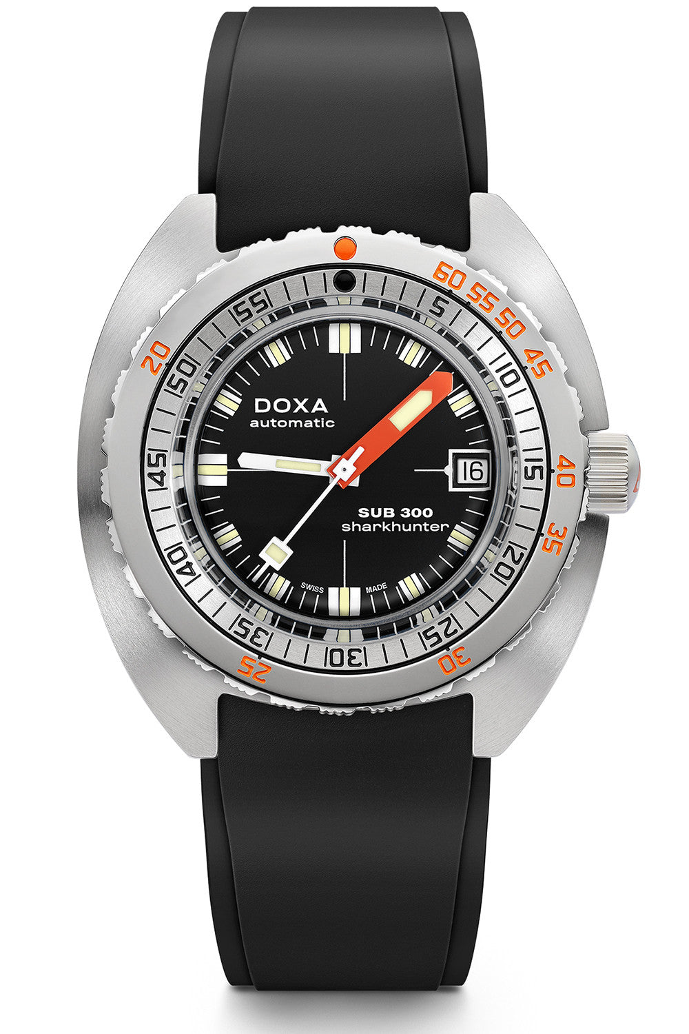 DOXA - Sub 300 Sharkhunter Black & Rubber Strap 821.10.101.20