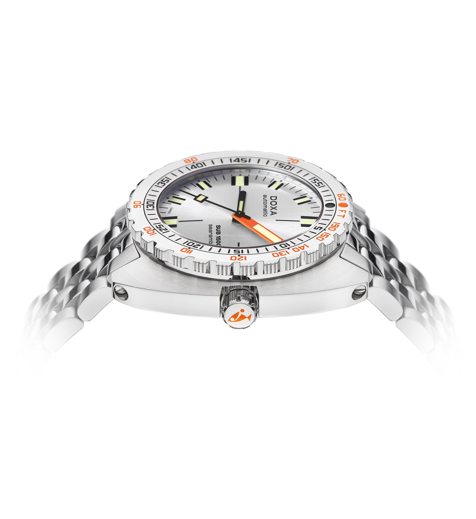 DOXA - Sub 1500T Searambler Silver & Steel Bracelet 883.10.021.10