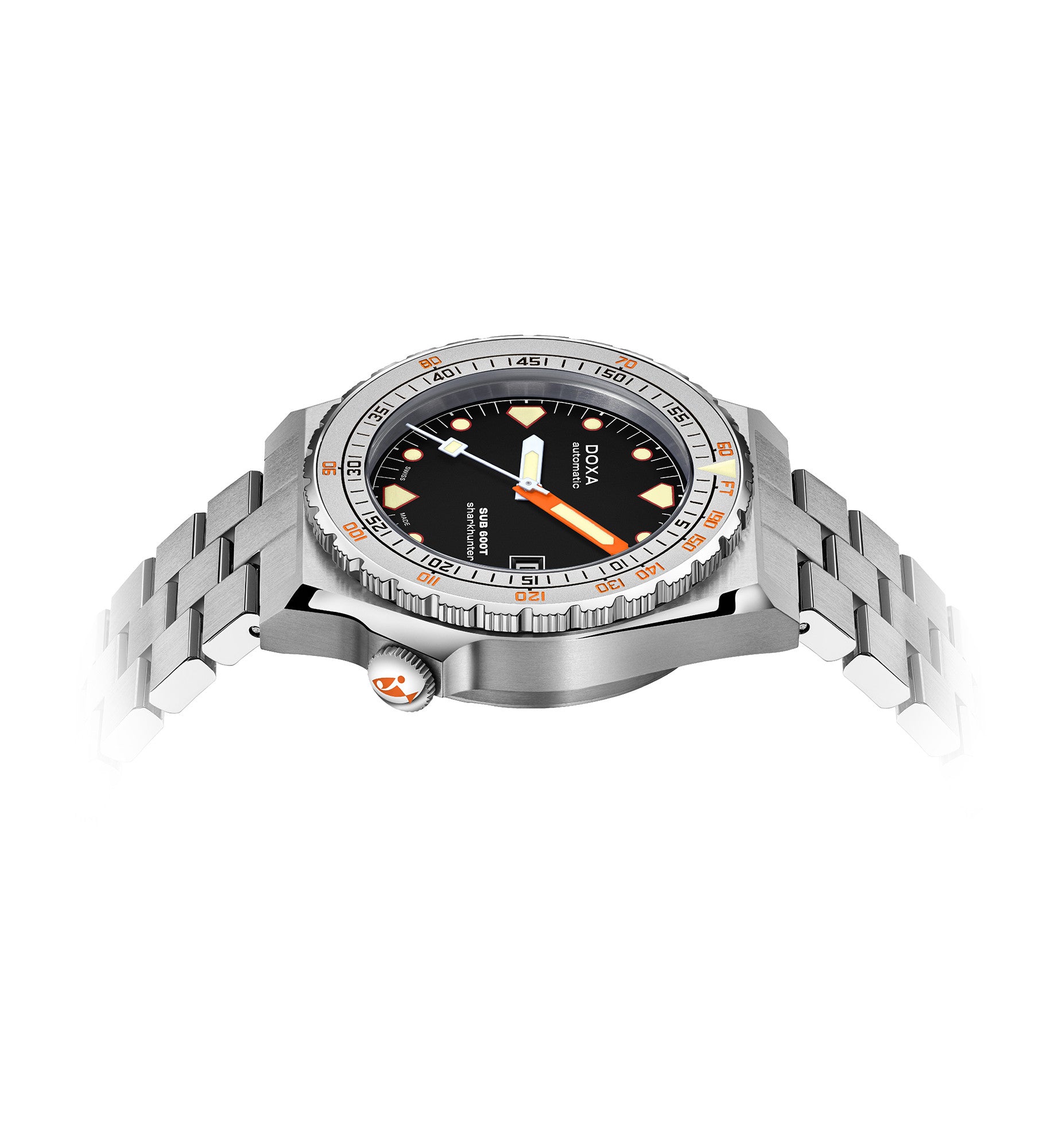 DOXA - Sub 600T Sharkhunter Black & Steel Bracelet 862.10.101.10