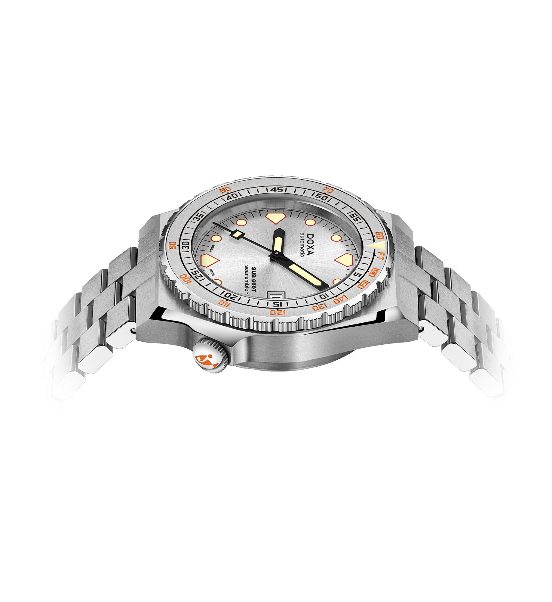 DOXA - Sub 600T Sharkhunter Silver & Steel Bracelet 862.10.021.10