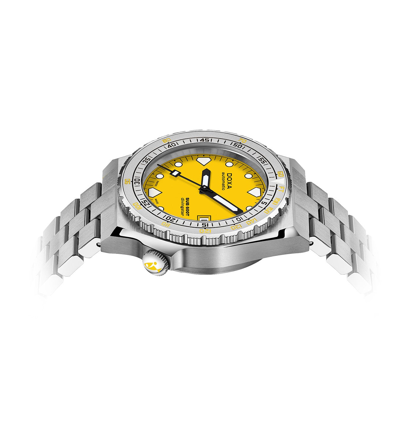 DOXA - Sub 600T Divingstar Yellow & Stållänk 862.10.361.10