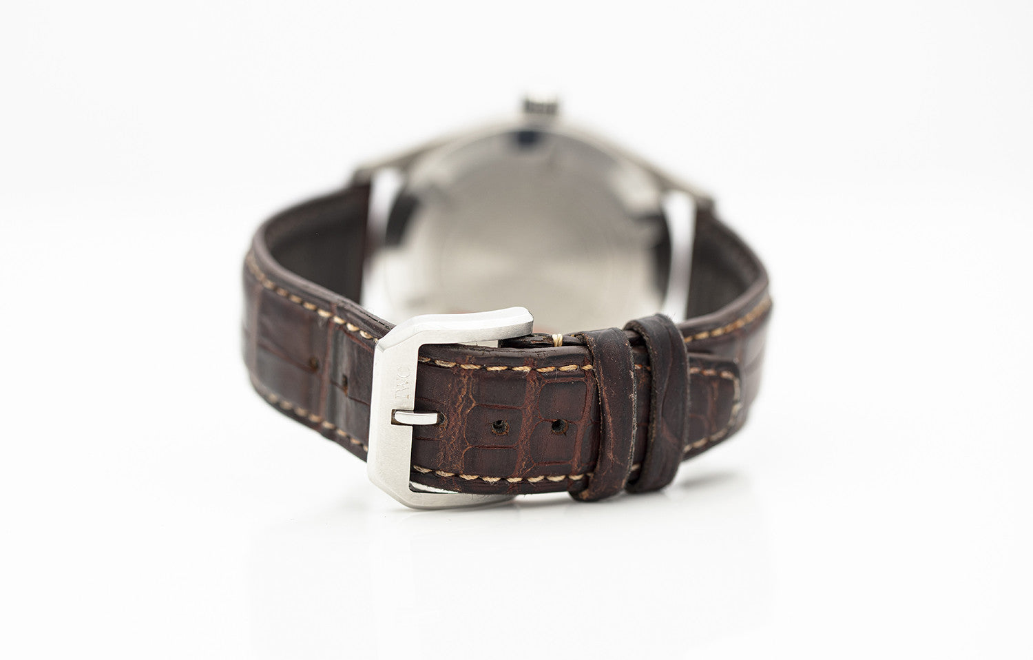 SOLD - PRE-OWNED IWC Mark XVI Spitfire Automatic 39 mm Silver & Leather strap IW325502