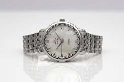 PRE-OWNED OMEGA De Ville Prestige Co-Axial Stainless Steel Mother of Pearl Ref 4241033200500