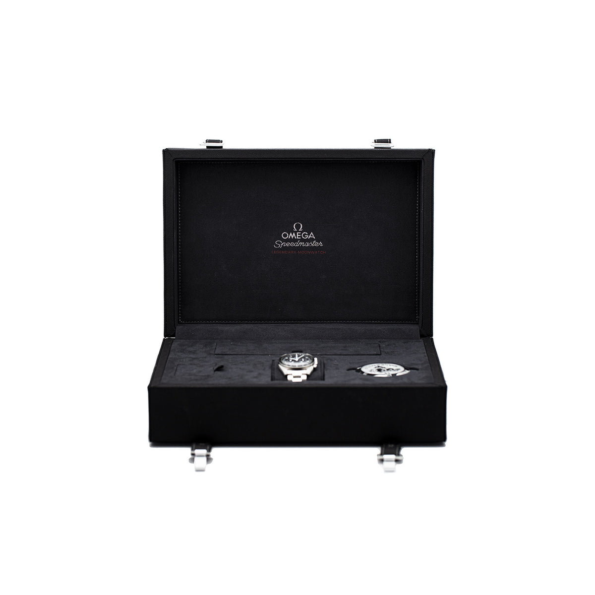 SOLD - PRE-OWNED Omega Speedmaster Professional Moonwatch Black & Seel Ref 31130423001005