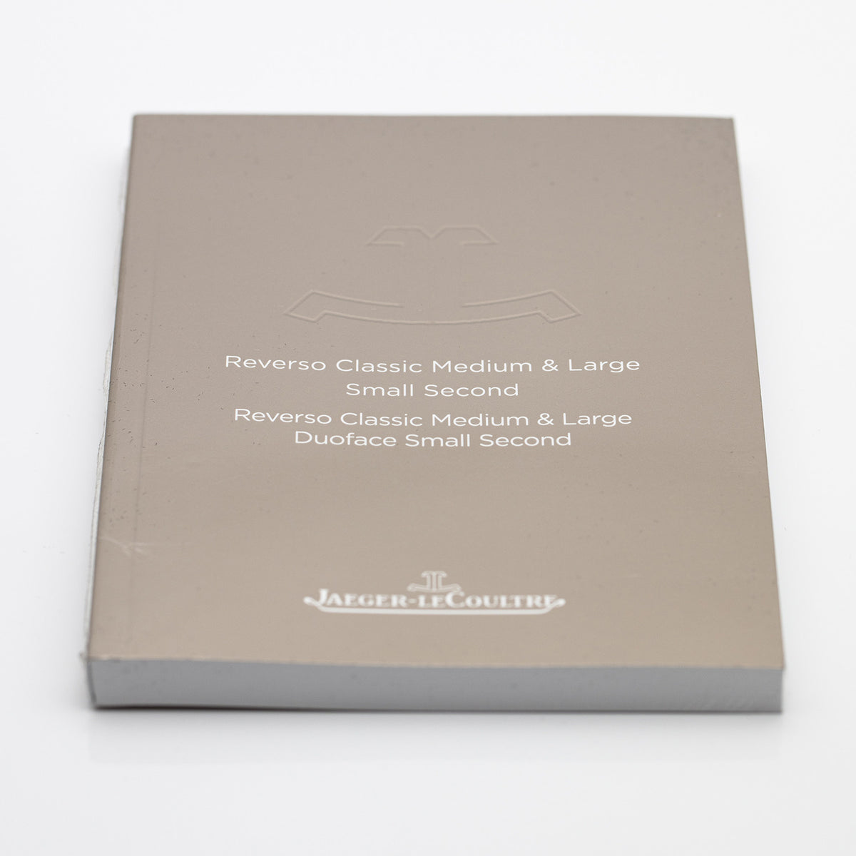 SÅLD – BEGAGNAD Jaeger-LeCoultre Reverso vit & läderarmband Q2438522