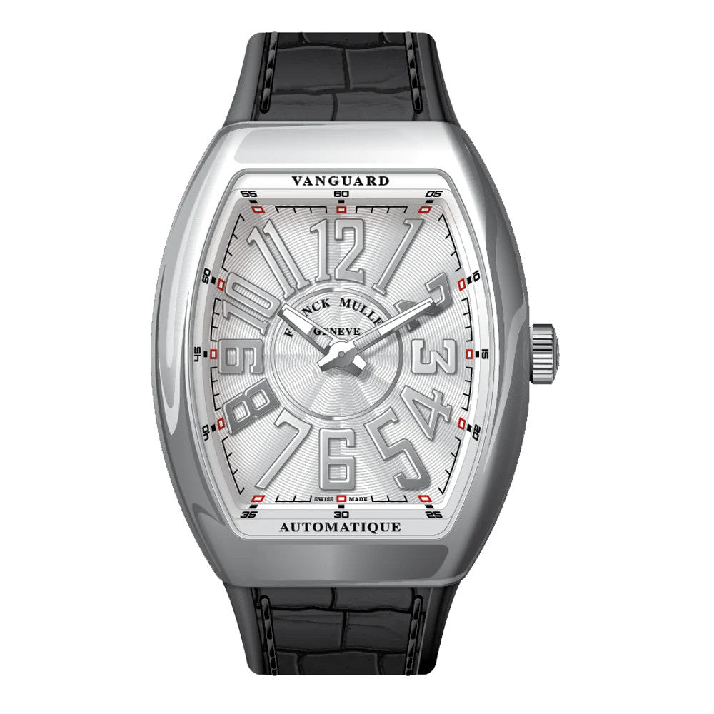 Franck Muller - V41 Vanguard Slim Polished Stainless Steel White Ref: V 41 S AT (NR) (AC) (NR BLC AC)