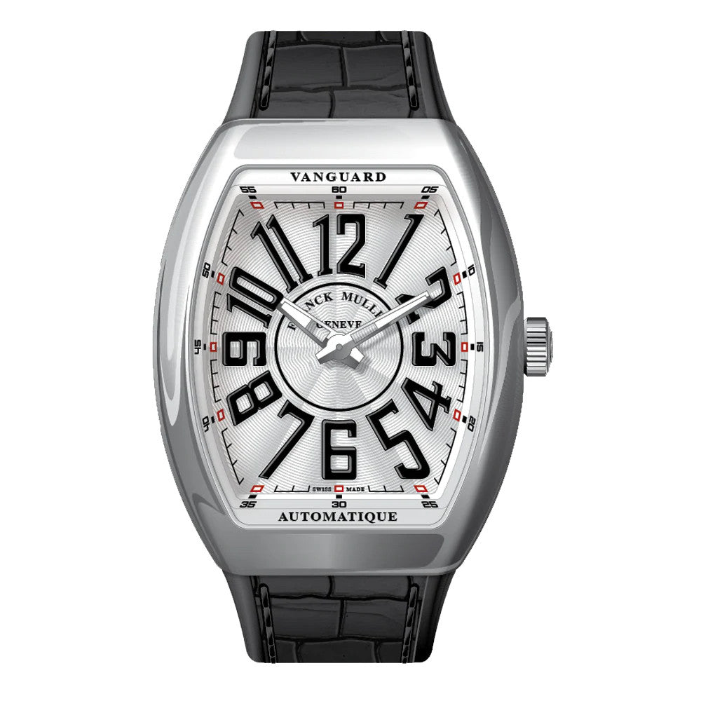 Franck Muller - V41 Vanguard Slim Polished Stainless Steel White Ref: V 41 S AT (NR) (AC) (NR BLC AC)