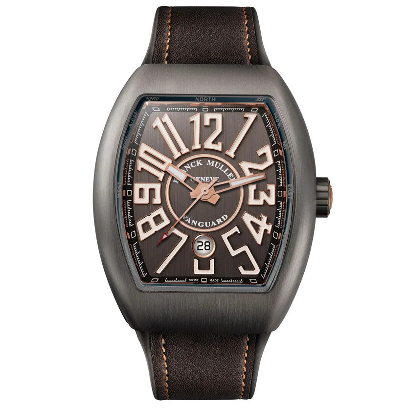 Franck Muller - V41 Vanguard Classical Titanium Brown Ref:V 41 SC DT TT BR NR (TT BR.BLC NR)