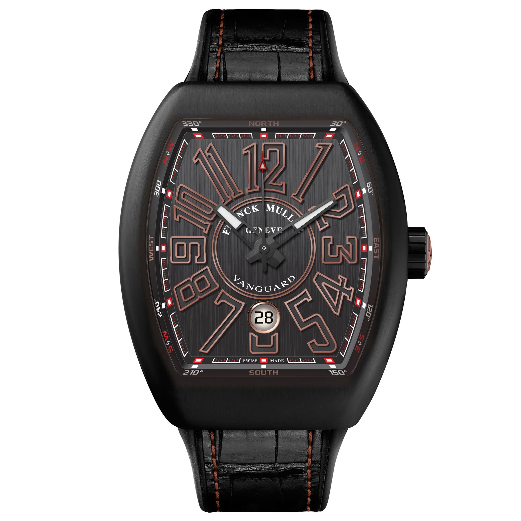 Franck Muller - V41 Vanguard Classical Titanium Black Ref: V 41 SC DT (TTNRBR5N) (NR.NR5NBR)