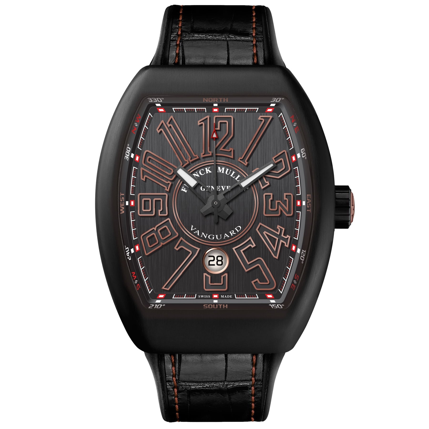 Franck Muller - V45 Vanguard Classical Titanium Black Ref: V 45 SC DT TT NR BR 5N