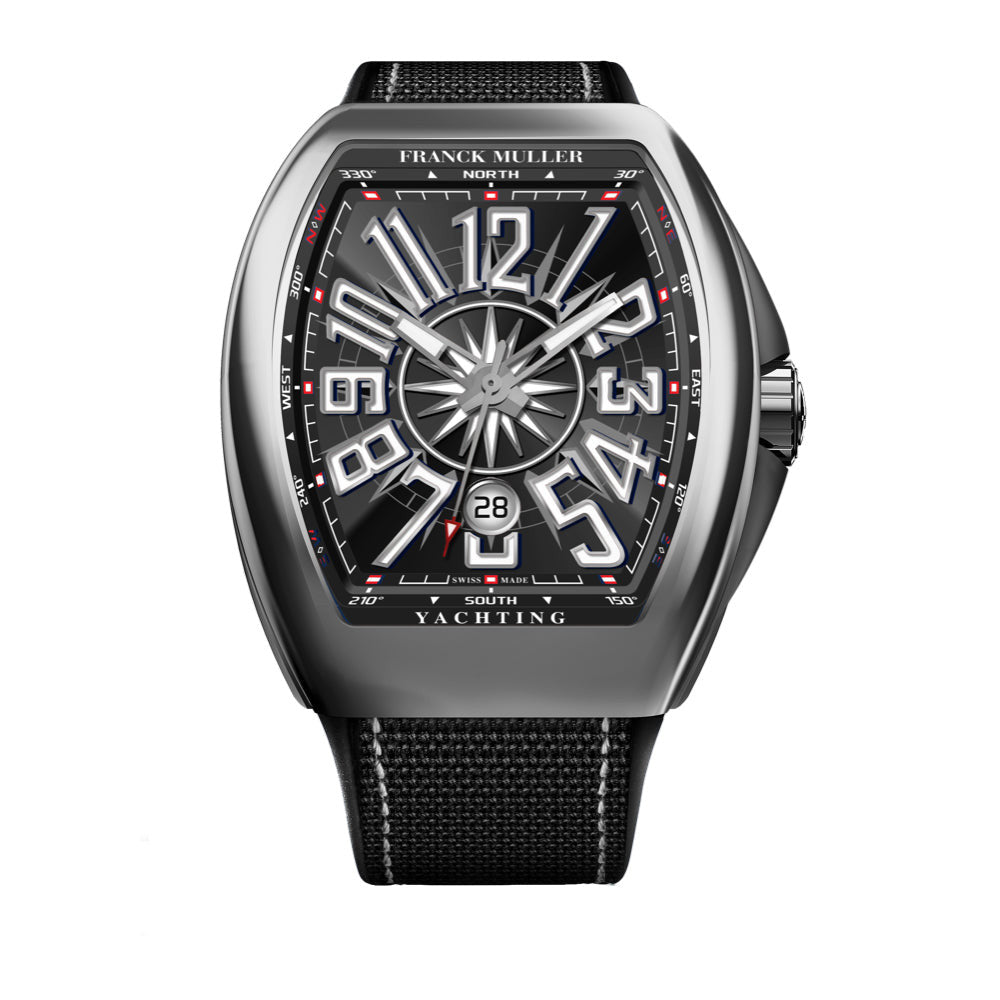 Franck Muller - V45 Vanguard Yachting Stainless Steel Black Ref: V 45 SC DT YACHT (NR) (AC) (YACHT NR BLC AC)