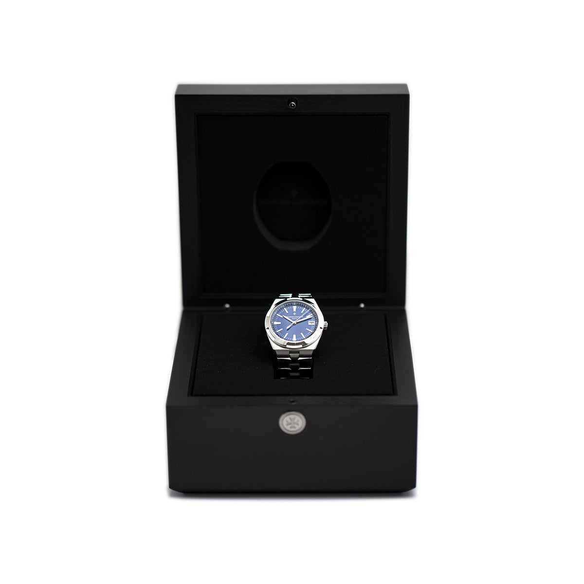 BEGAGNAD Vacheron Constantin Overseas 41 mm Stål & Blå 2022 Ref: 4500V/110A-B128