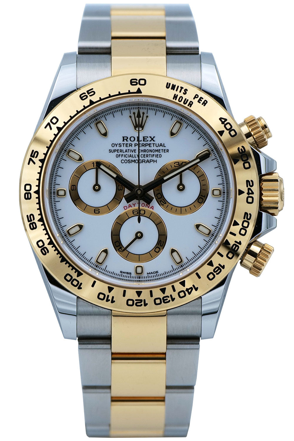 PRE-OWNED Rolex Cosmograph Daytona Gold & Steel 116503