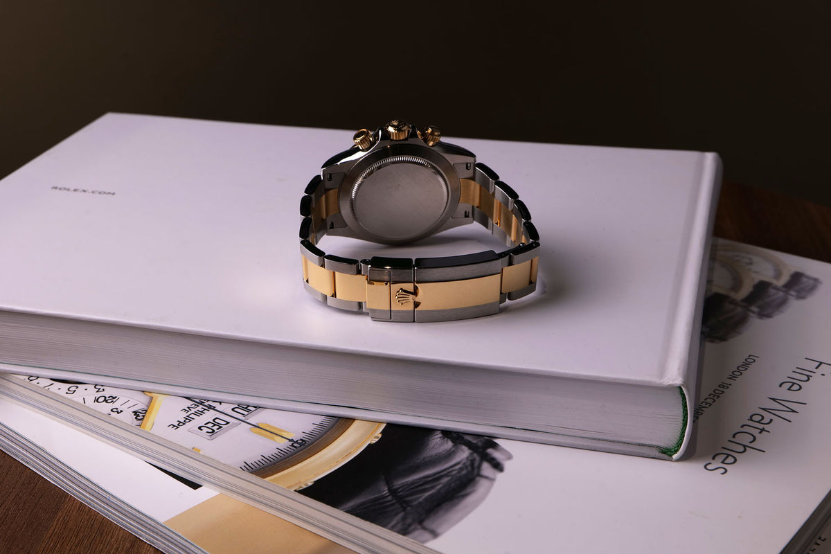 PRE-OWNED Rolex Cosmograph Daytona Gold & Steel 116503